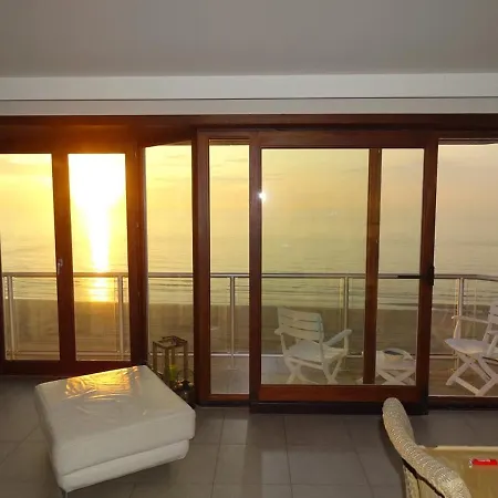 Luxury App, Frontal Sea View + South Terrace + Garage Daire